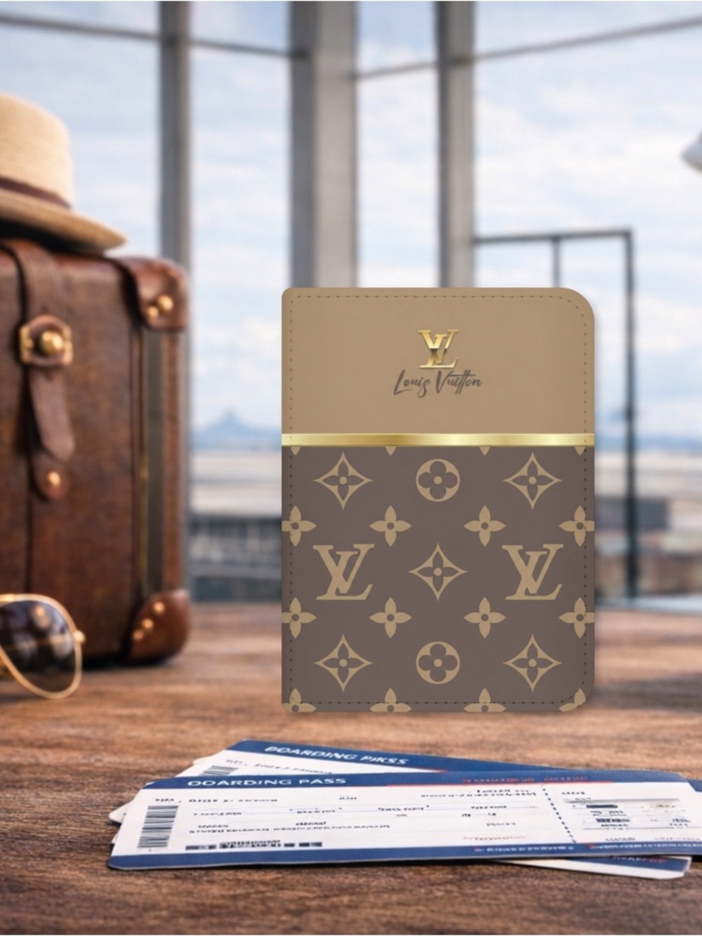 HANDMADE FASHION Passport and ID Holder